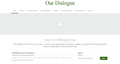 Desktop Screenshot of ourdialogue.com